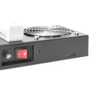 Digitus Dachlüftereinheit für 483 mm (19`) Wandgehäuse, Lüfterbaustein - DN-19 FAN-2-WM-T-SW technikbar