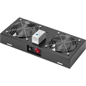 Digitus Dachlüftereinheit für 483 mm (19`) Wandgehäuse, Lüfterbaustein - DN-19 FAN-2-WM-T-SW technikbar