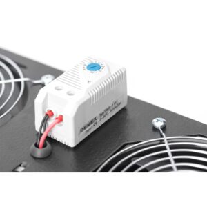 Digitus Dachlüftereinheit für 483 mm (19`) Wandgehäuse, Lüfterbaustein - DN-19 FAN-2-WM-T-SW technikbar