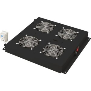 Digitus Dachlüftereinheit für Unique Netzwerkschränke & Dynamic Basic Netzwerk- und Serverschränke, Lüfterbaustein - DN-19 FAN-4-B-N technikbar