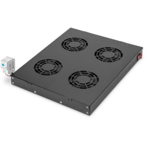Digitus Lüftereinheit zur variablen 483 mm (19`)-Installation, Lüfterbaustein - DN-19 FAN-4-HO-SW technikbar