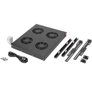 Digitus Lüftereinheit zur variablen 483 mm (19`)-Installation, Lüfterbaustein - DN-19 FAN-4-HO-SW technikbar