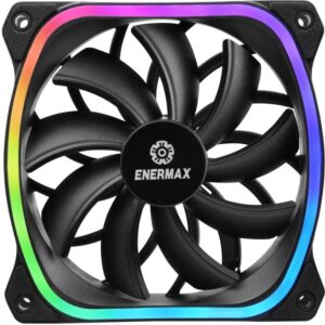 Enermax SquA RGB 3 Fan Pack 120x120, Gehäuselüfter - UCSQARGB12P-BP3 technikbar