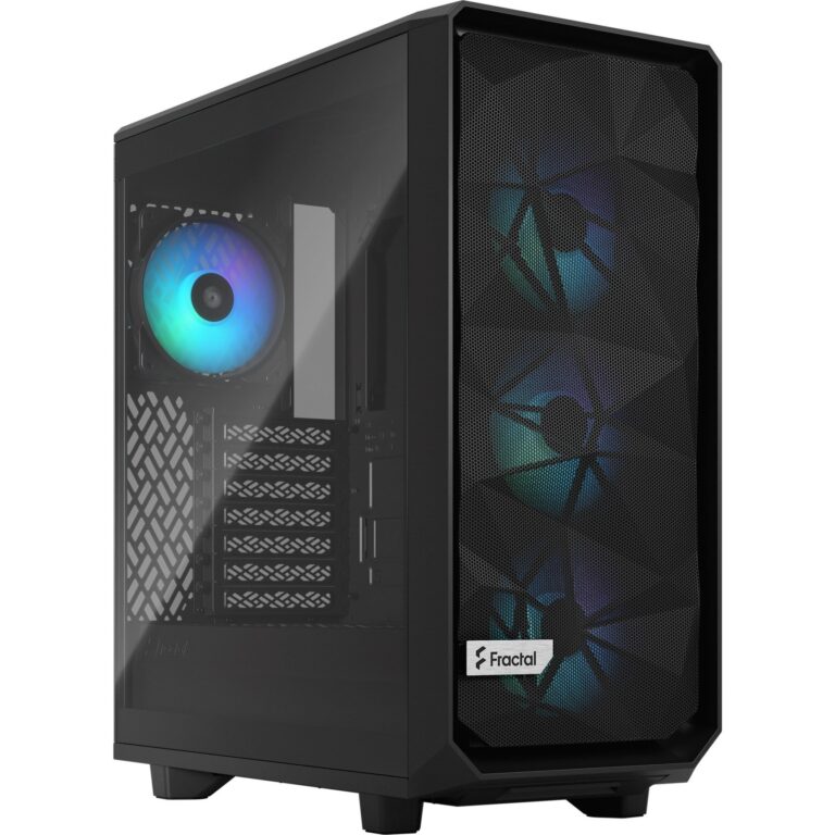 Fractal Design Meshify 2 Compact RGB Black TG Light Tint, Tower-Gehäuse