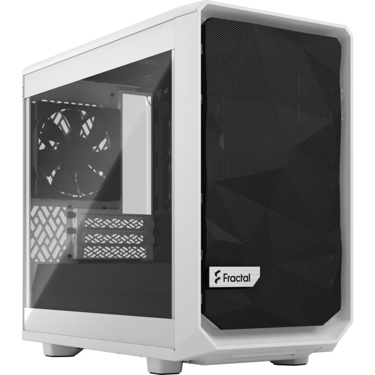 Fractal Design Meshify 2 Nano White TG clear tint, Tower-Gehäuse - FD-C-MES2N-02 technikbar