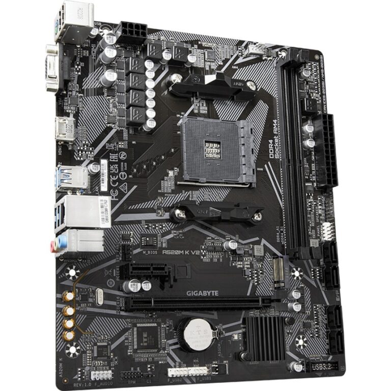 Gigabyte A520M K V2, Mainboard technikbar