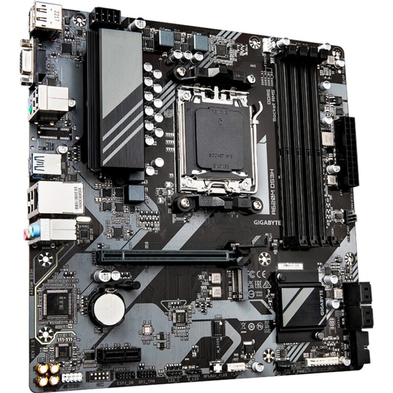 Gigabyte A620M DS3H, Mainboard technikbar