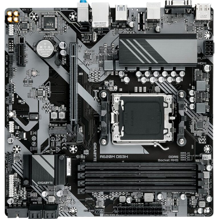 Gigabyte A620M DS3H, Mainboard technikbar