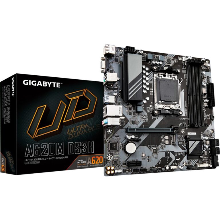 Gigabyte A620M DS3H, Mainboard technikbar