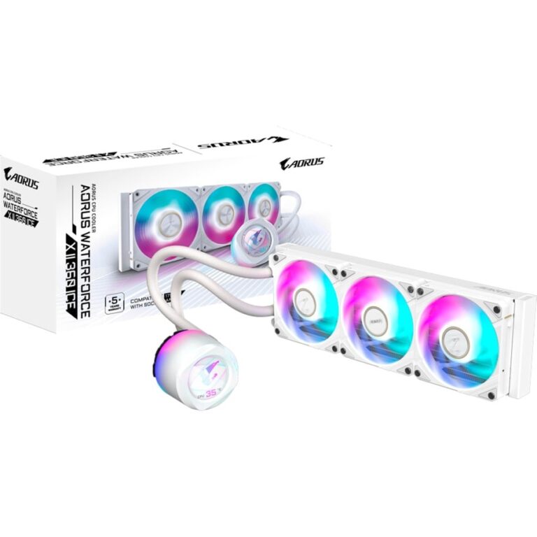 Gigabyte AORUS WATERFORCEX II 360mm ICE, Wasserkühlung - AORUS WATERFORCEX II 360I technikbar