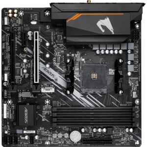 Gigabyte B550M AORUS ELITE AX, Mainboard technikbar