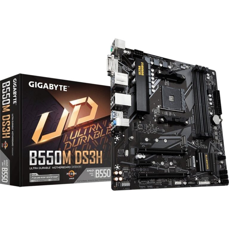 Gigabyte B550M DS3H, Mainboard