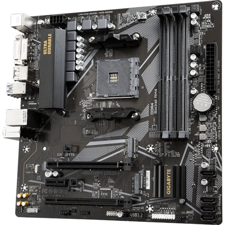Gigabyte B550M DS3H, Mainboard technikbar