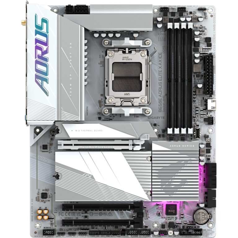 Gigabyte B650E A ELITE X ICE, Mainboard technikbar