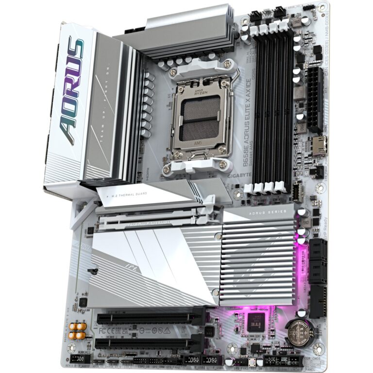 Gigabyte B650E A ELITE X ICE, Mainboard technikbar