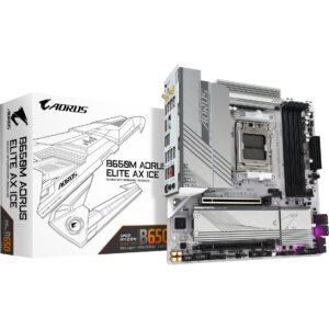 Gigabyte B650M AORUS ELITE AX ICE, Mainboard - B650M A ELITE AX ICE technikbar