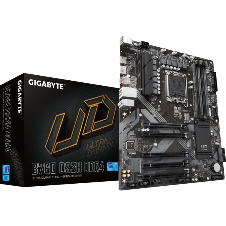 Gigabyte B760 DS3H DDR4, Mainboard technikbar