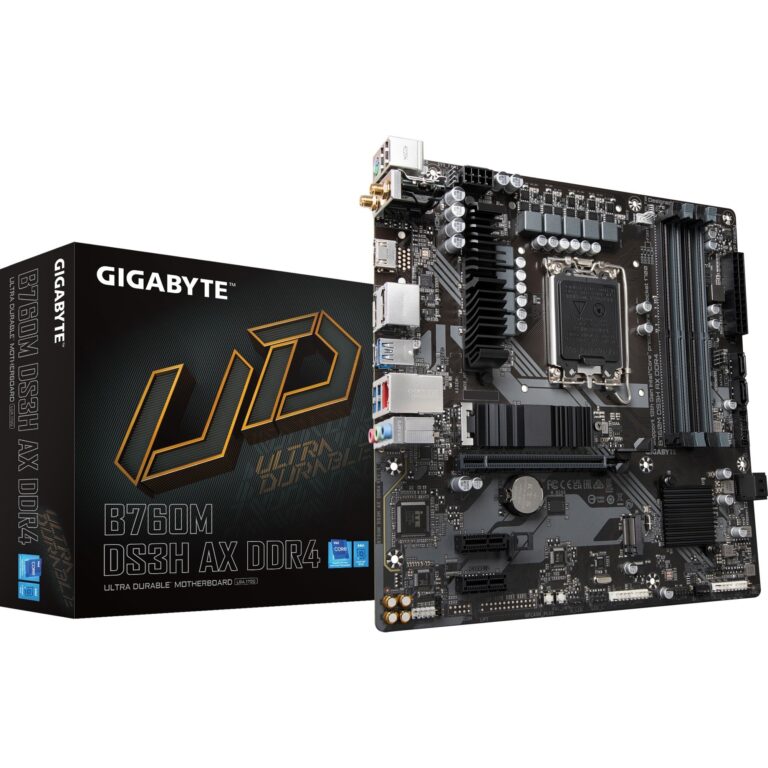 Gigabyte B760M DS3H AX DDR4, Mainboard technikbar