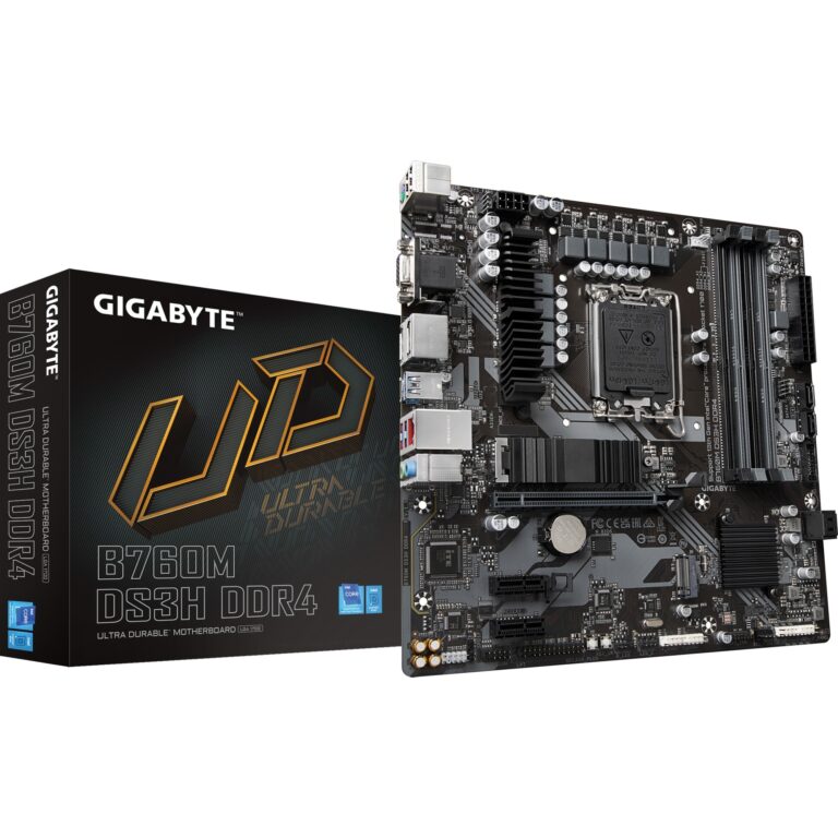 Gigabyte B760M DS3H DDR4, Mainboard technikbar