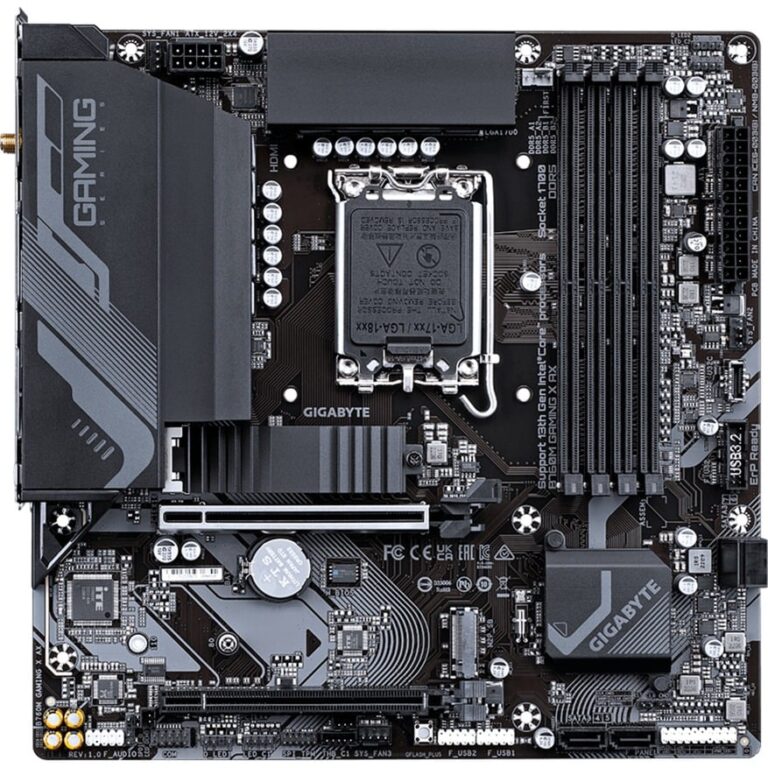 Gigabyte B760M GAMING X AX, Mainboard technikbar