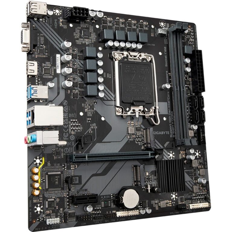 Gigabyte B760M H DDR4, Mainboard technikbar