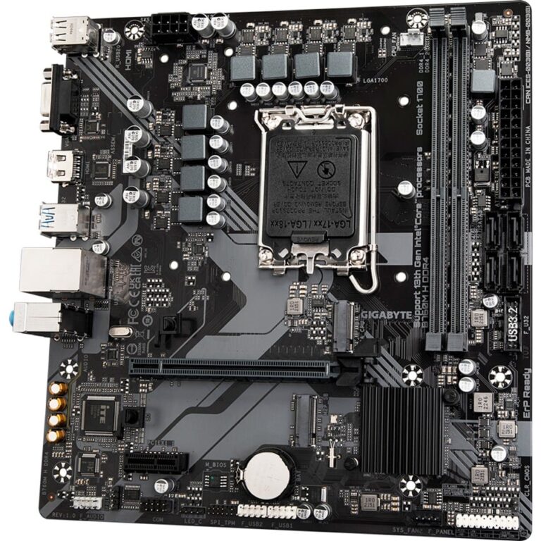 Gigabyte B760M H DDR4, Mainboard technikbar