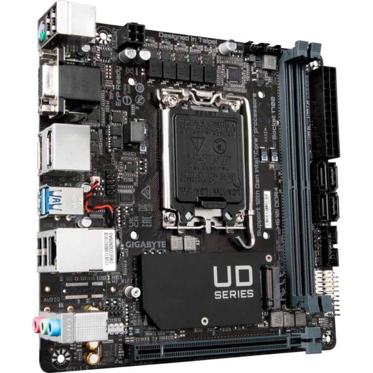 Gigabyte H610I DDR4, Mainboard technikbar