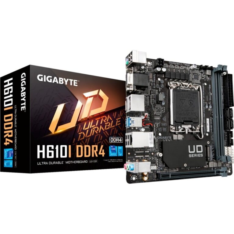 Gigabyte H610I DDR4, Mainboard technikbar