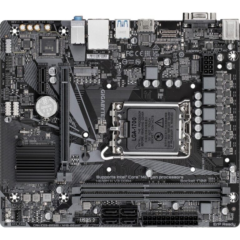 Gigabyte H610M H V3 DDR4, Mainboard technikbar