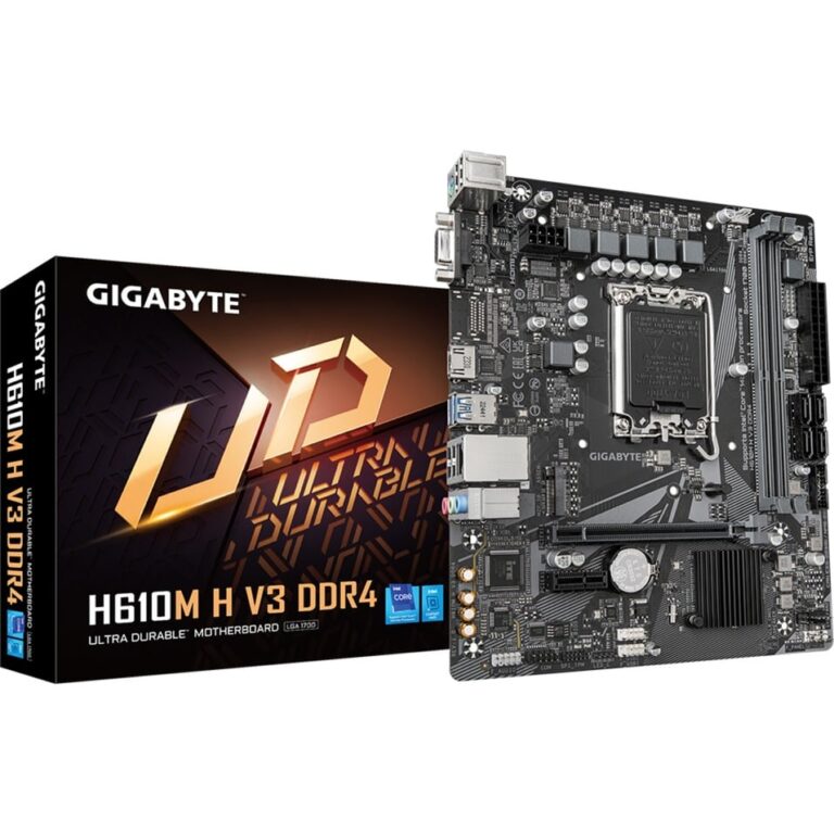 Gigabyte H610M H V3 DDR4, Mainboard technikbar