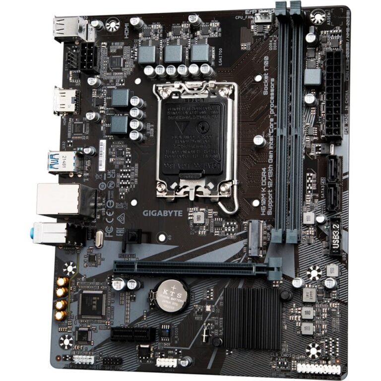 Gigabyte H610M K DDR4, Mainboard technikbar
