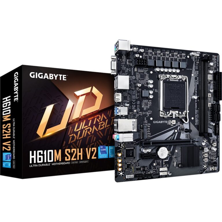 Gigabyte H610M S2H V2, Mainboard technikbar