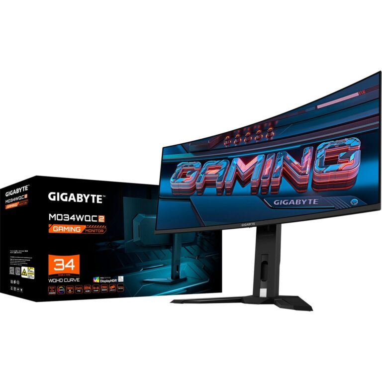 Gigabyte MO34WQC2, Gaming-Monitor - MO34WQC2 EK technikbar