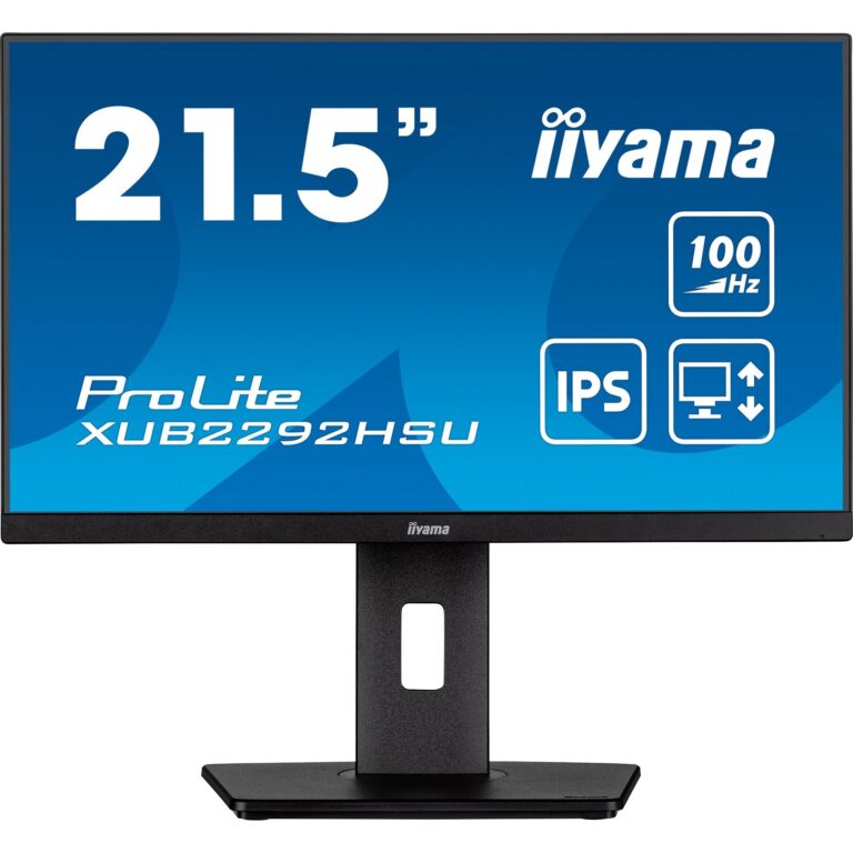 Iiyama ProLite XUB2292HSU-B6, LED-Monitor technikbar