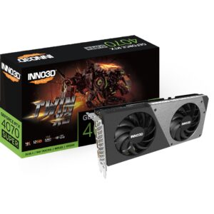 Inno3d GeForce RTX 4070 SUPER TWIN X2, Grafikkarte - N407S2-126X-186162N technikbar