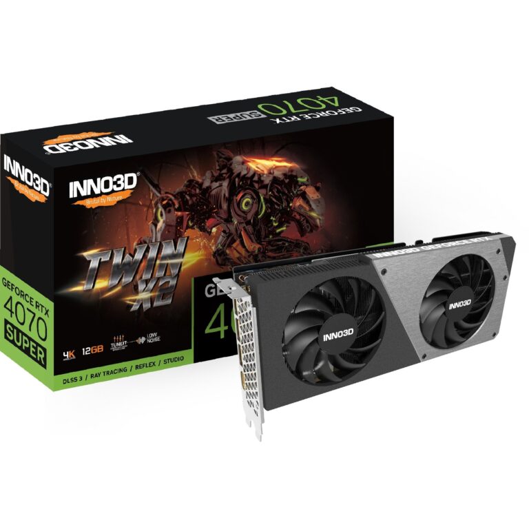 Inno3d GeForce RTX 4070 SUPER TWIN X2, Grafikkarte