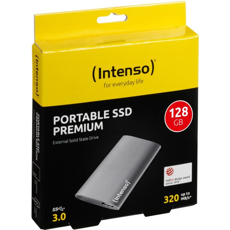 Intenso Portable SSD Premium 128 GB, Externe SSD - 3823430 technikbar