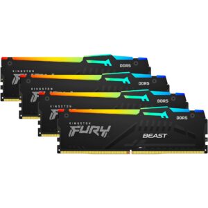 Kingston FURY DIMM 64 GB DDR5-5600 (4x 16 GB) Quad-Kit, Arbeitsspeicher - KF556C40BBAK4-64 technikbar