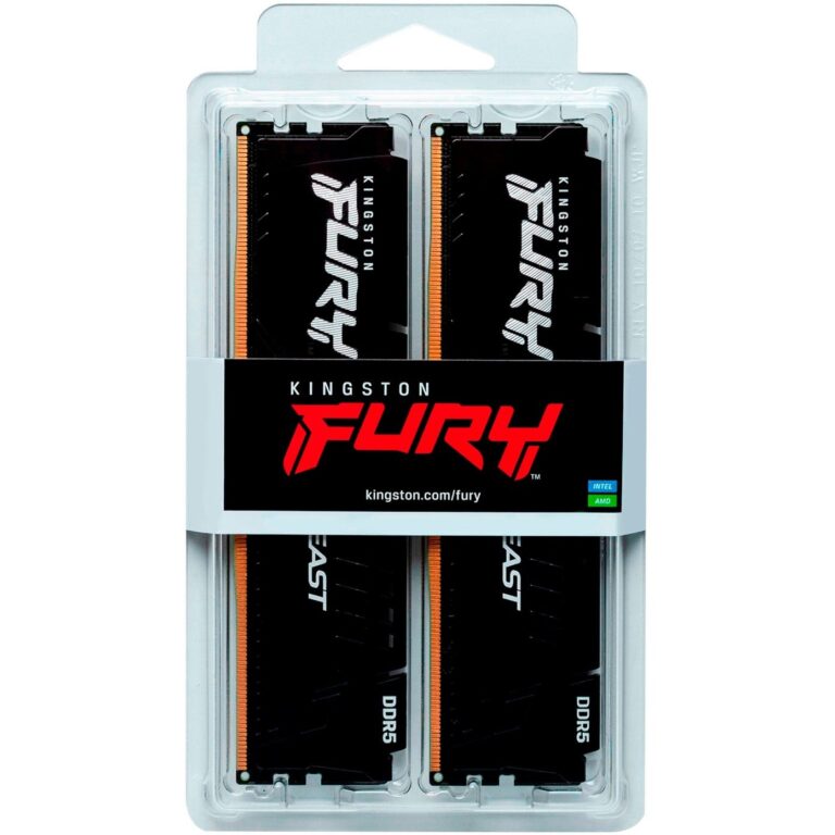 Kingston FURY DIMM 64 GB DDR5-6000 (2x 32 GB) Dual-Kit, Arbeitsspeicher - KF560C30BBEK2-64 technikbar