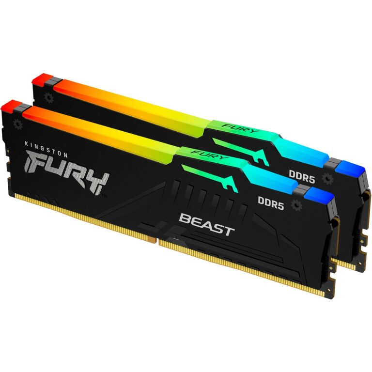 Kingston FURY DIMM 64 GB DDR5-6000 (2x 32 GB) Dual-Kit, Arbeitsspeicher - KF560C36BBEAK2-64 technikbar