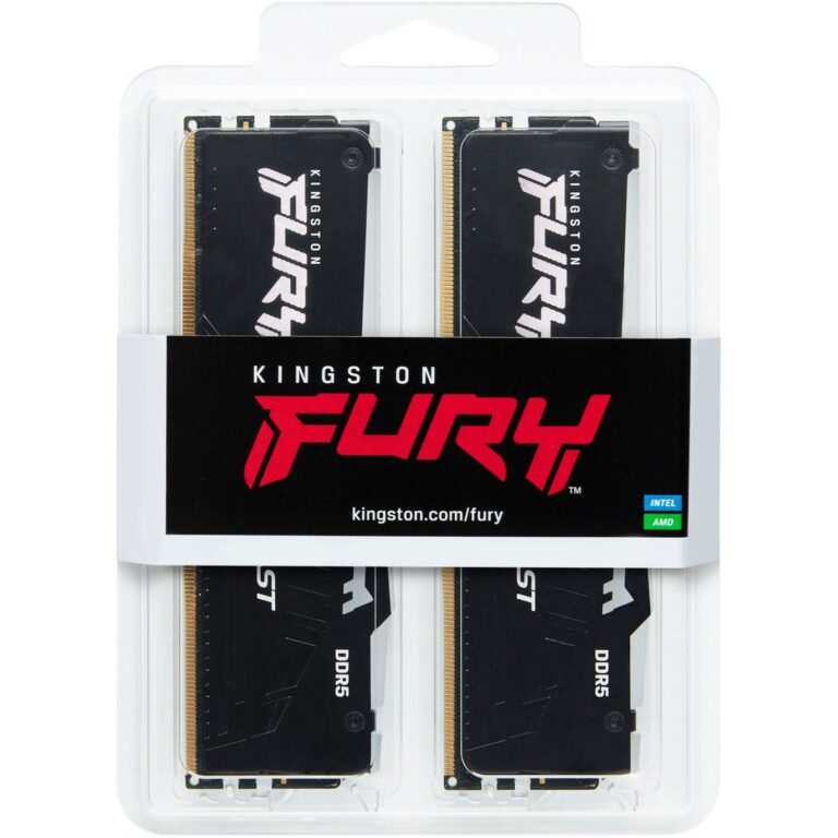 Kingston FURY DIMM 64 GB DDR5-6000 (2x 32 GB) Dual-Kit, Arbeitsspeicher - KF560C36BBEAK2-64 technikbar