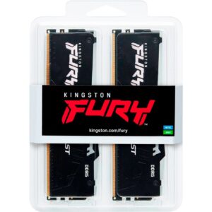 Kingston FURY DIMM 64 GB DDR5-6400 (2x 32 GB) Dual-Kit, Arbeitsspeicher - KF564C32BBAK2-64 technikbar