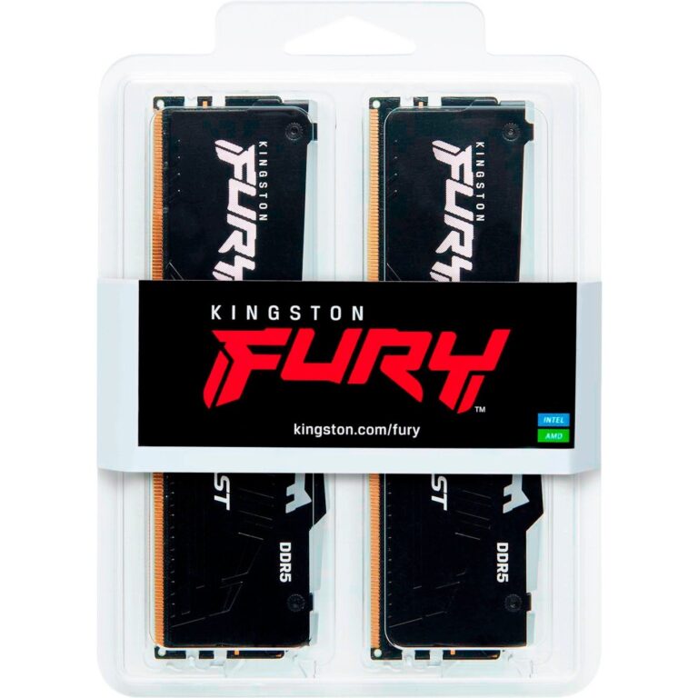 Kingston FURY DIMM 64 GB DDR5-6400 (2x 32 GB) Dual-Kit, Arbeitsspeicher - KF564C32BBEAK2-64 technikbar