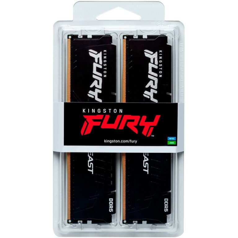 Kingston FURY DIMM 64 GB DDR5-6400 (2x 32 GB) Dual-Kit, Arbeitsspeicher - KF564C32BBEK2-64 technikbar