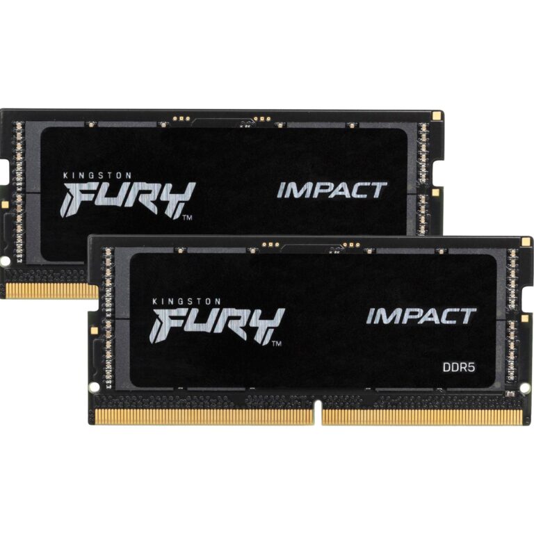 Kingston FURY SO-DIMM 32 GB DDR5-4800 (2x 16 GB) Dual-Kit, Arbeitsspeicher - KF548S38IBK2-32 technikbar