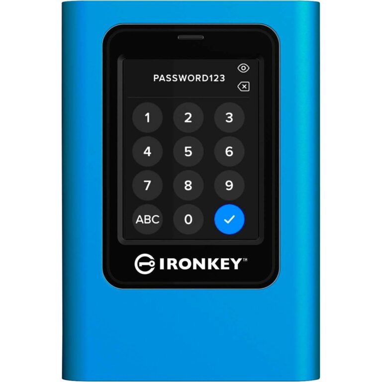 Kingston IronKey Vault Privacy 80 3.84 TB, Externe SSD - IKVP80ES/3840G technikbar