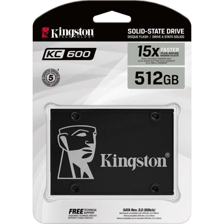Kingston KC600 512 GB, SSD - SKC600/512G technikbar