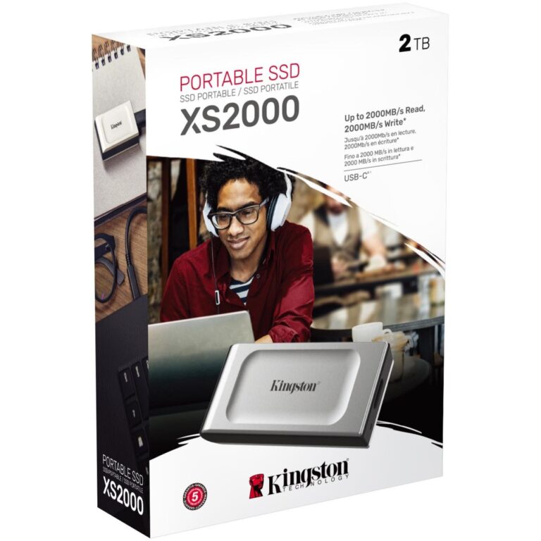 Kingston XS2000 Portable SSD 2 TB, Externe SSD - SXS2000/2000G technikbar