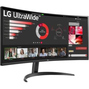 LG 34WR50QK-B, LED-Monitor - 34WR50QK-B.AEU technikbar