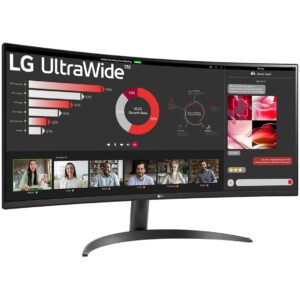 LG 34WR50QK-B, LED-Monitor - 34WR50QK-B.AEU technikbar